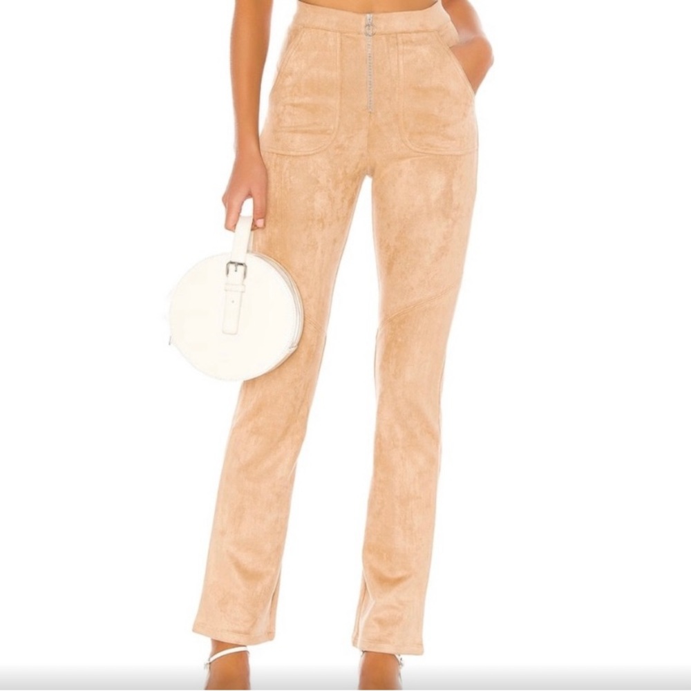 Majorelle suede pants